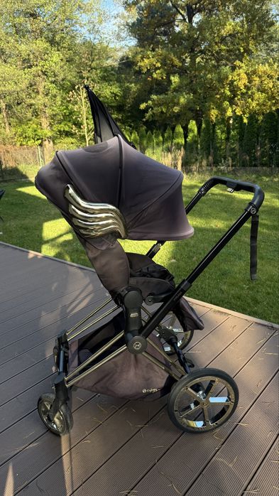 Wózek Cybex Priam by Jeremy Scott – skrzydła gold +Gondola