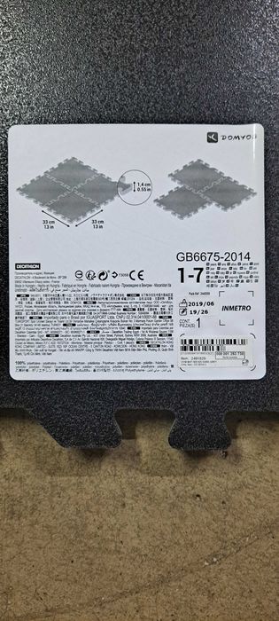 Protetor de chão - 16 peças