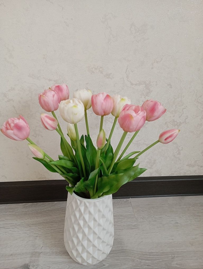 Штучні гелеві тюльпани (Польща),5 штук в букеті