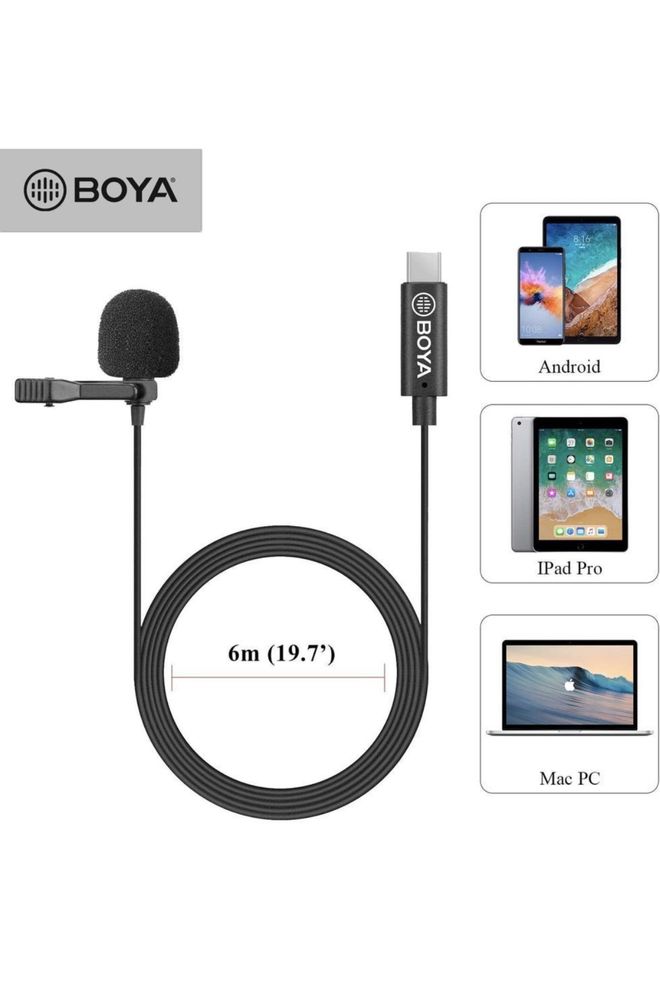 Мікрофон Boya BY-M3 (USB Type-C)