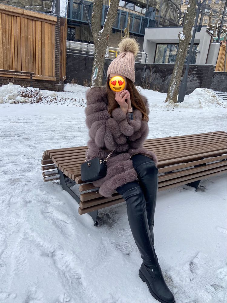 Продам шубу (мех песец ) трансформер