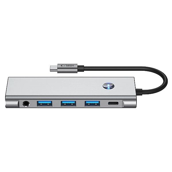 Tech-Protect Hb04 Hub Adapter 9In1 Type-C + Usb2.0 + Usb3.0 + Hdmi 4K