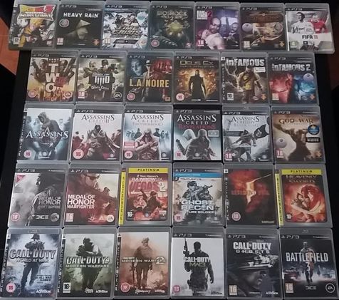 Lote - Jogos Sony Playstation, PS1, PS2, PS3, PS4 e PSP