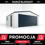 Garaż blaszany 6x5m BRAMA SEGMENTOWA garaze na wymiar |6x6 7x7 8x8|