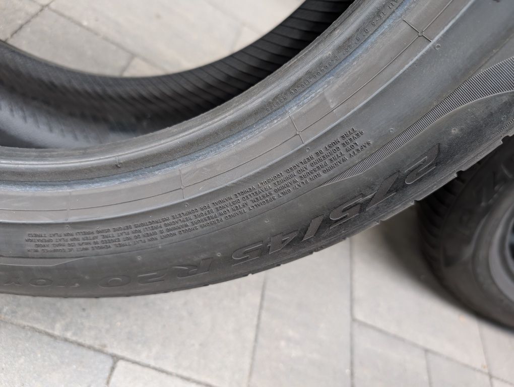 Шины 275/45 R20 305/40 R20 Pirelli Pzero Run flat