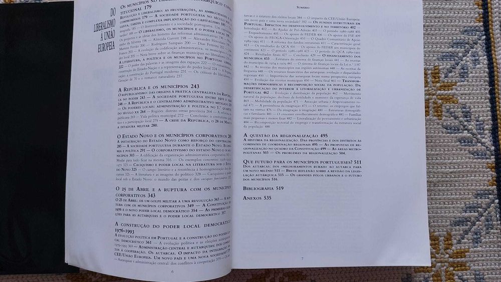 História dos Munícipios e o Poder Local