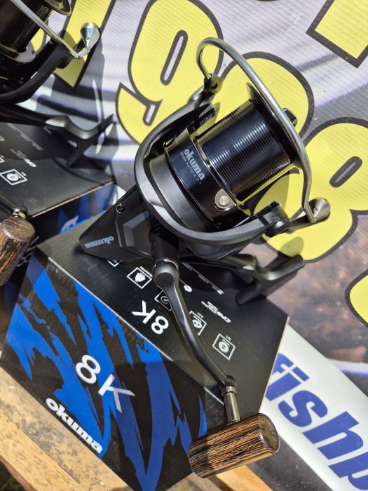 2 kołowrotki okuma 8k Nowe