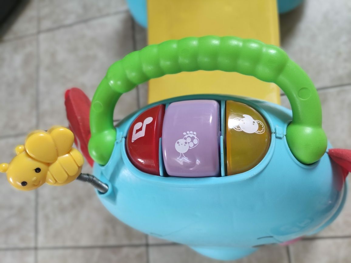 Fisher-Price Słonik-Chodzik Jeździk Skoczek 3W1