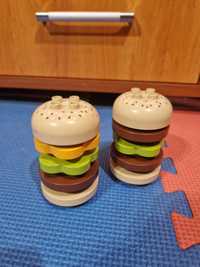 Klocki lego duplo, hamburger i cheesburger