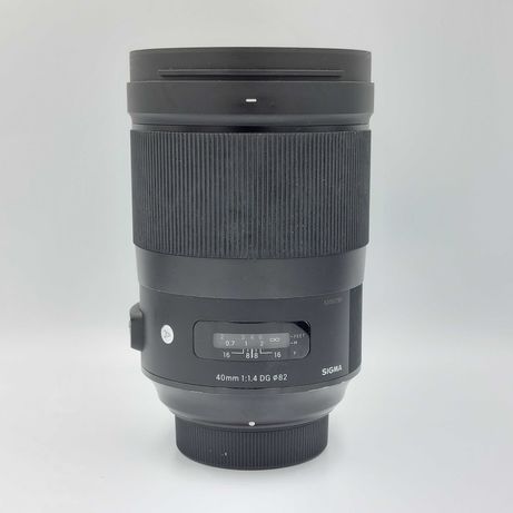 Sigma Art 40mm 1.4 stan tech. bdb, wizualny dobry Nikon F