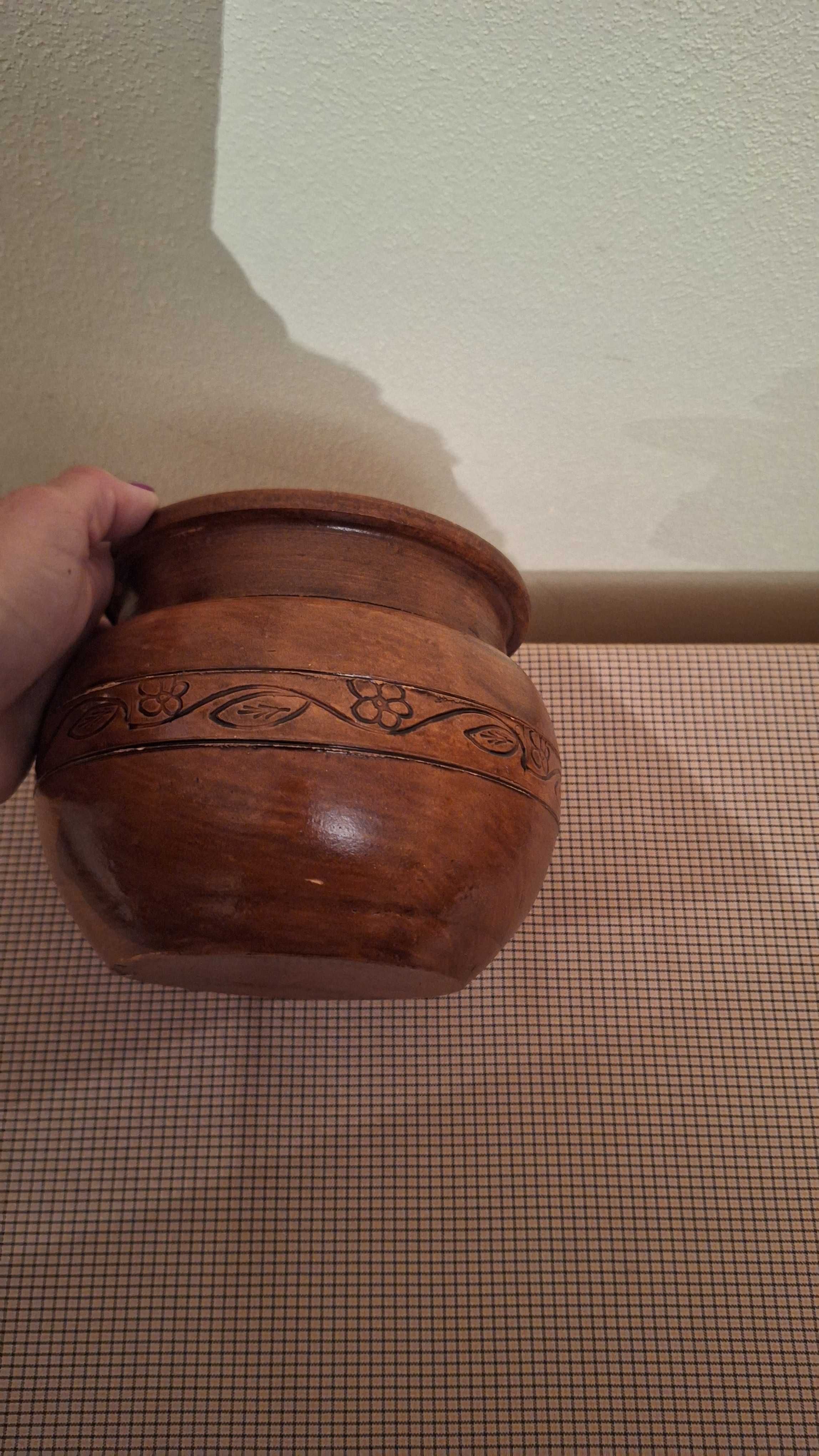 vaso em barro para decoração