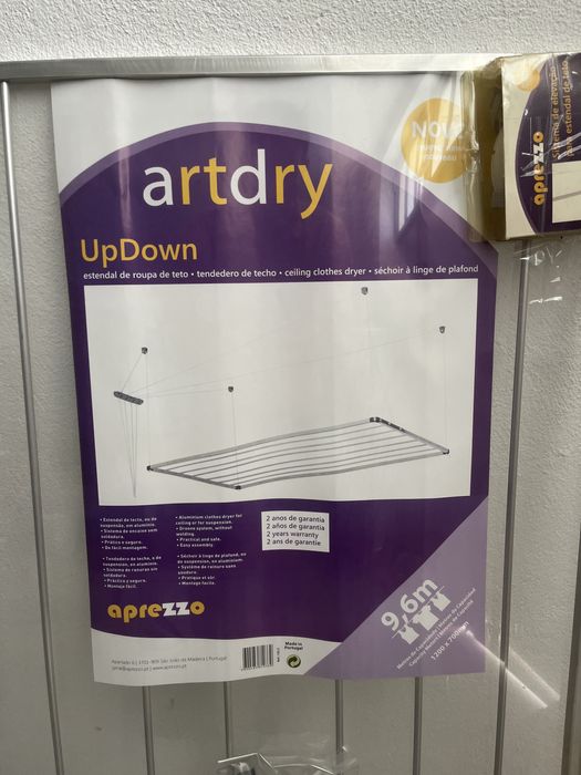 Estendal de tecto com enrolador NOVOS