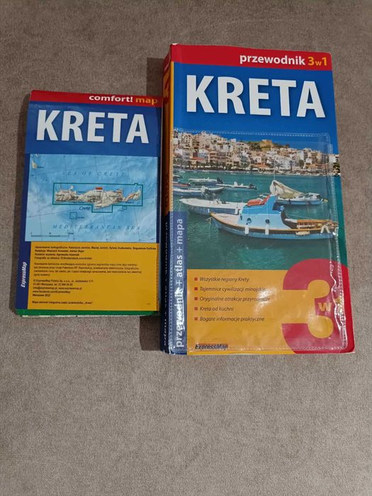 Kreta 3w1 przewodnik + atlas + mapa