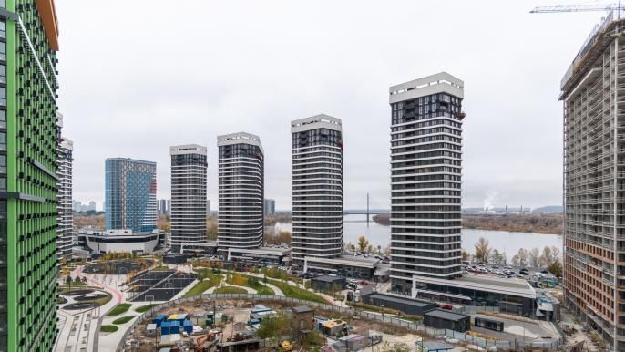 Продам видову на Дніпро 3к квартиру 96м2, ЖК Грейт ( Great ), 6 буд.