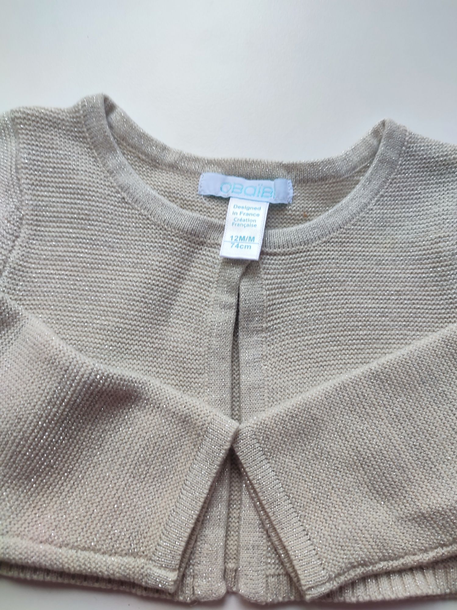 Кофтинка болеро Obaibi 12m р.74