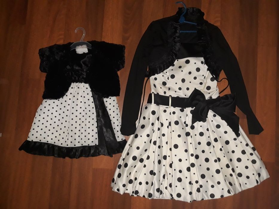 Нарядна сукня в горох, платье 2-4р-9-12р