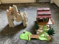 Zestaw playmobil domek i góry