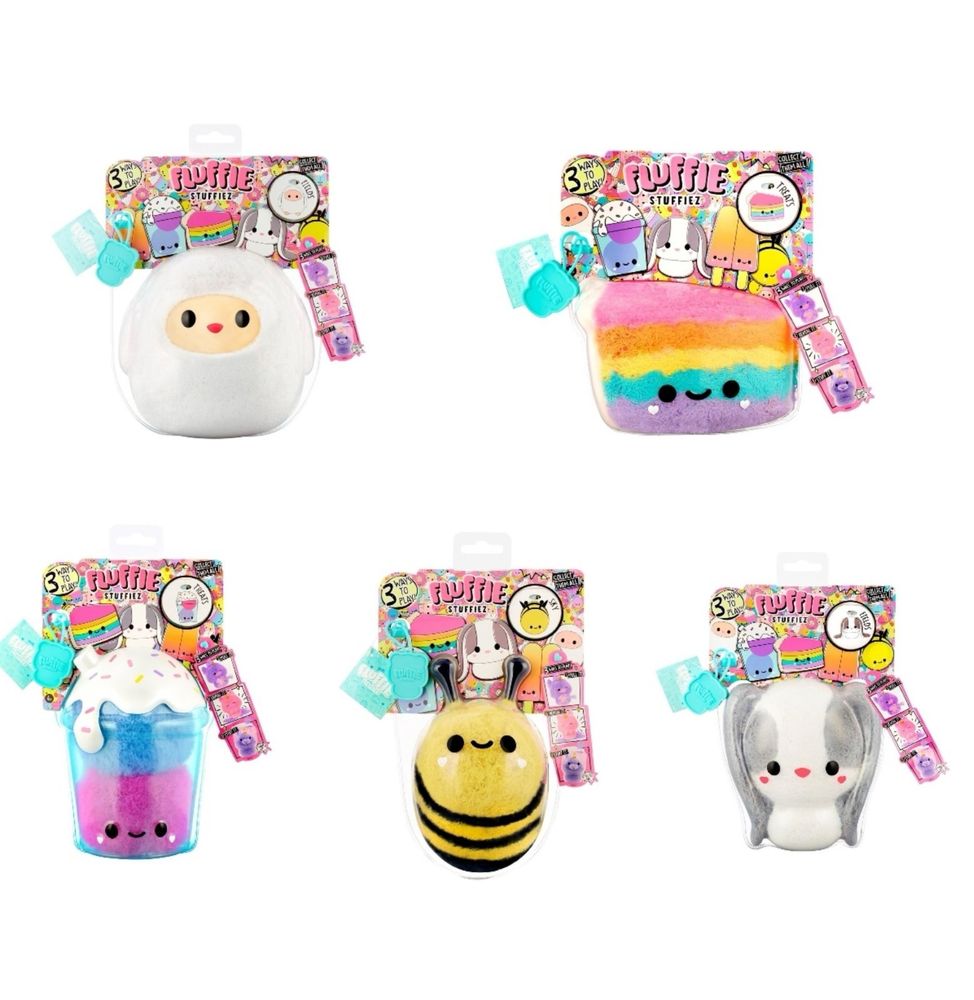 Fluffie stuffiez, large plush, антисиресс, панда, единорог, fluffie
