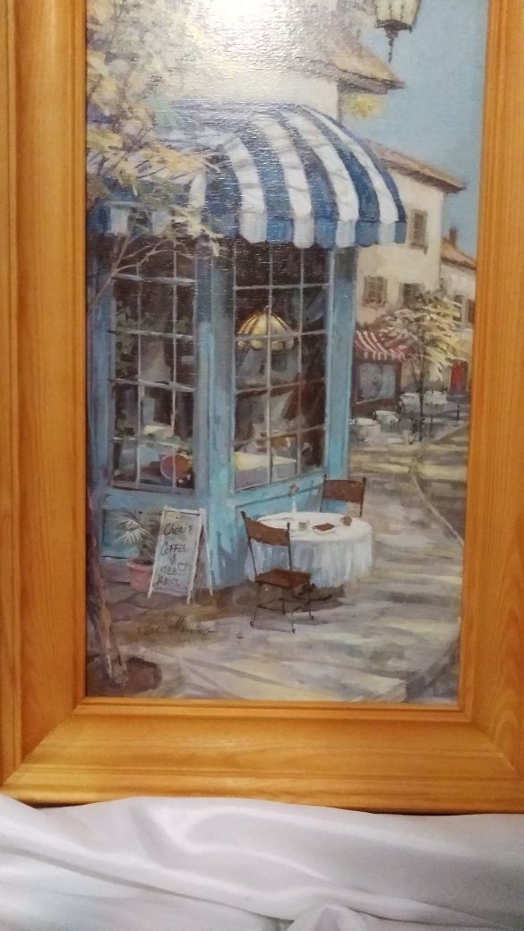 Картина репродукция "Парижское кафе"