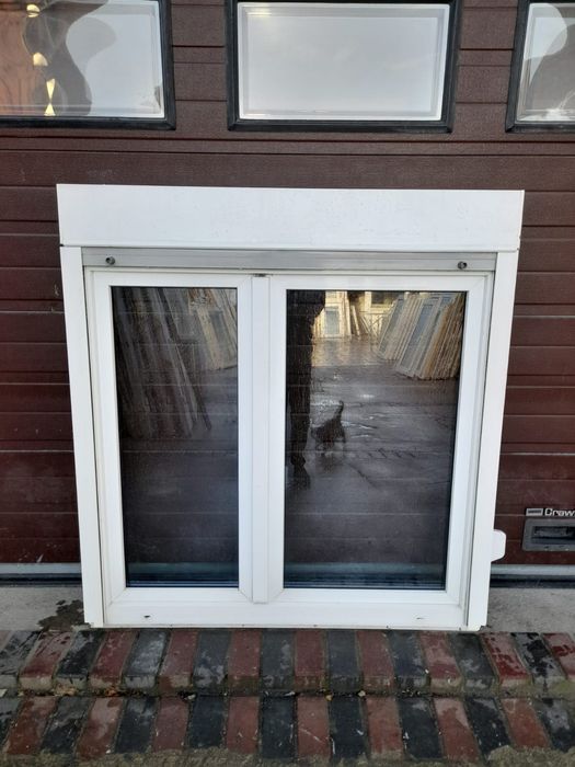 Okna z roletami 135x144 okno pcv z roletą zewnętrzną DOWÓZ CAŁY KRAJ