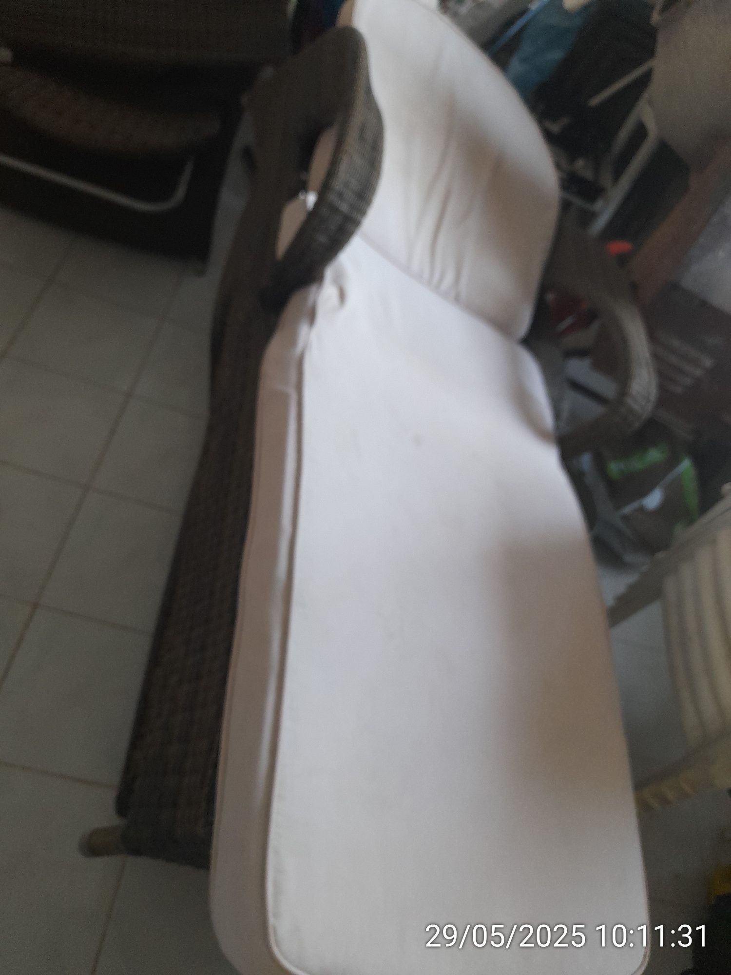 Espreguiçadeira de verga com forras