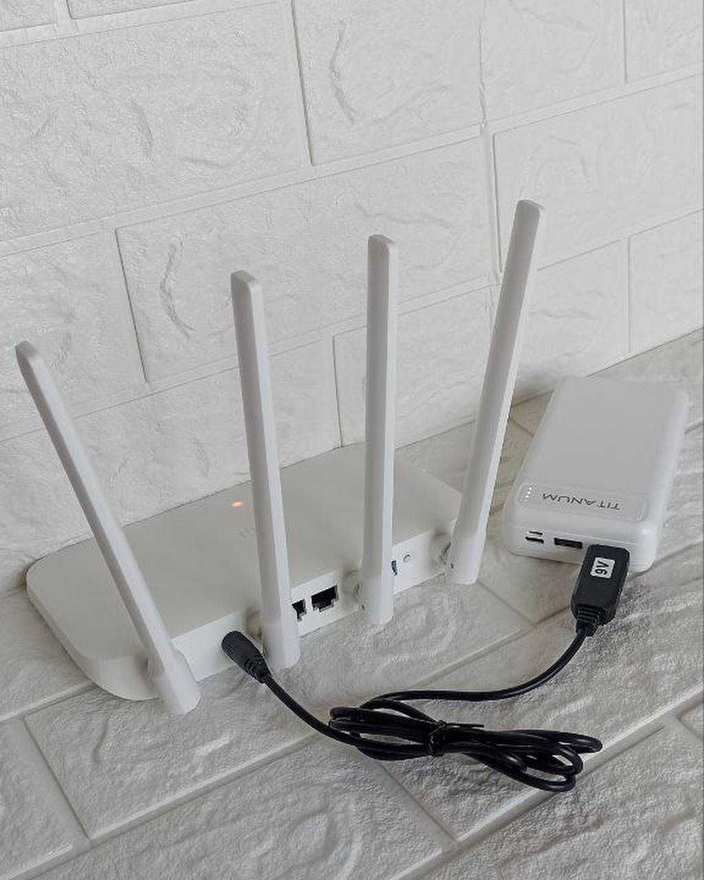 Кабель живлення роутера від powerbank на 9v та на 12v