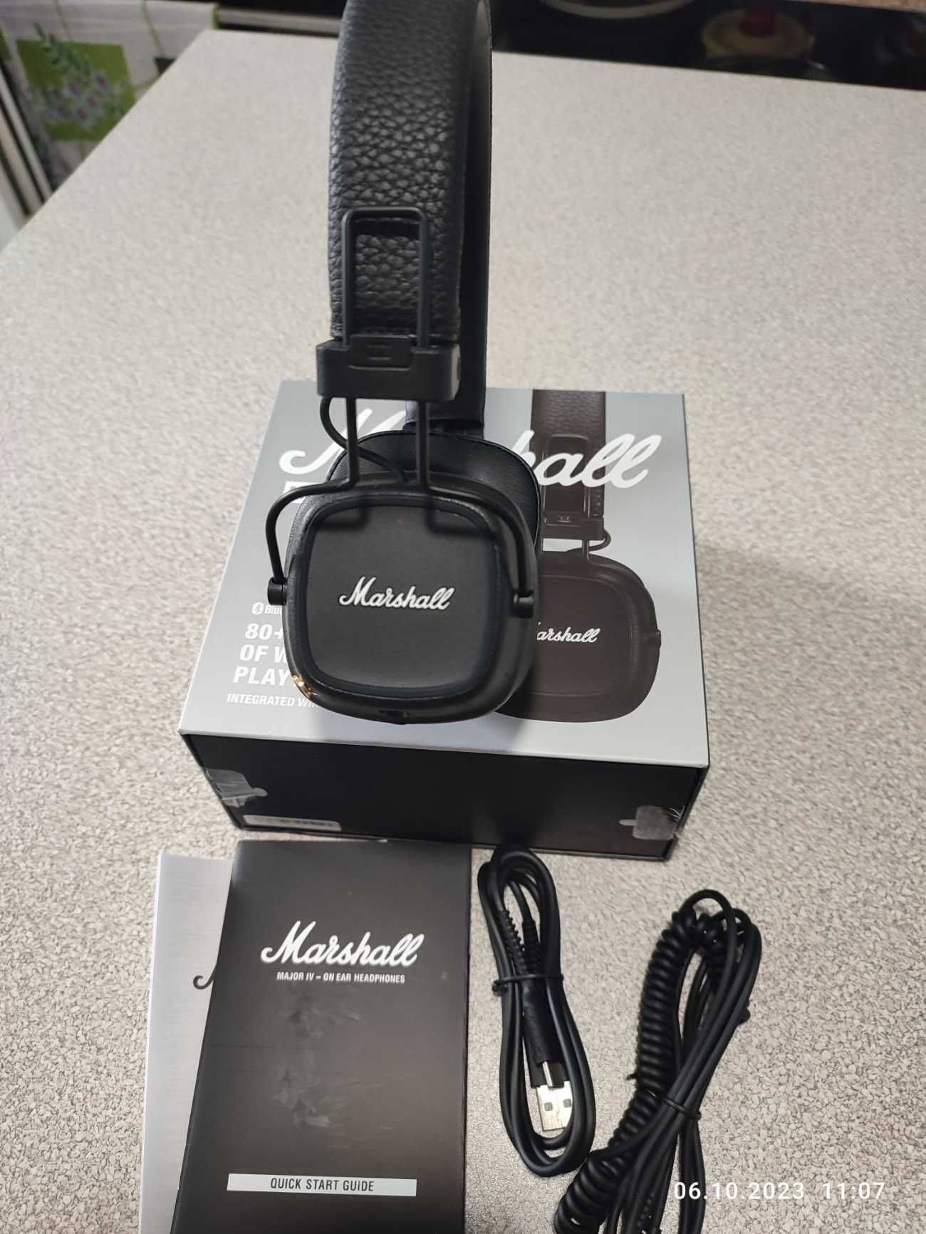 Навушники Marshall Major IV Bluetooth Brown.