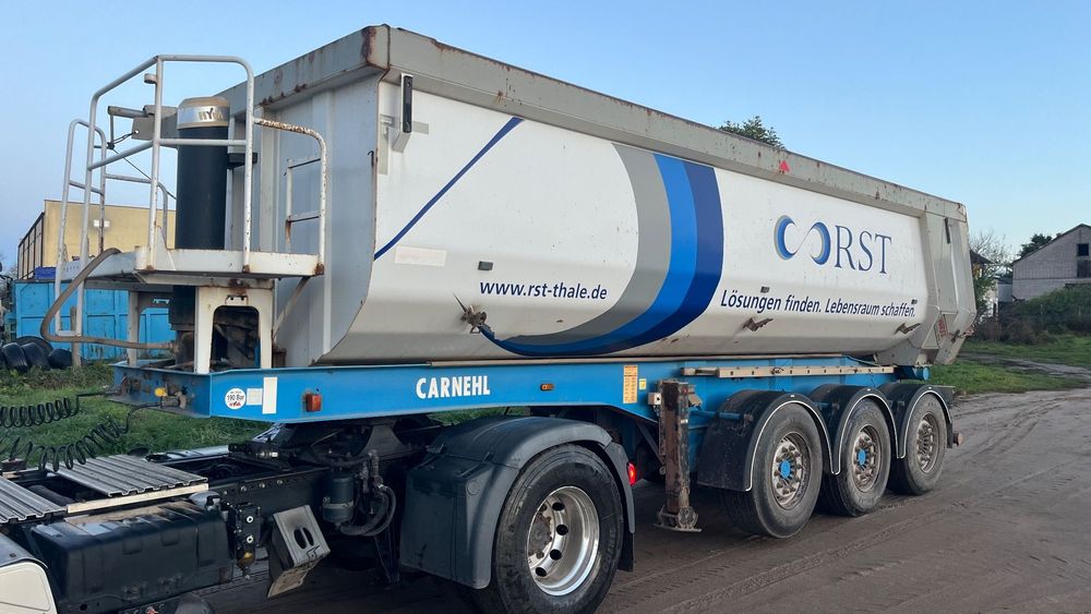 Carnehl Hardox Naczepa Wywrotka SAF Hamulce Tarczowe 26m3 Sprowadzona Carnehl Langendorf Shmitz Schwarzmuller