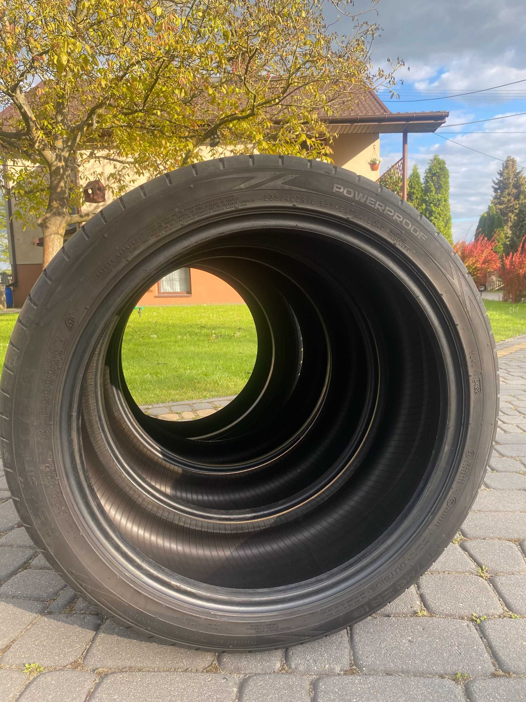 Opony letnie Nokian Tyres Powerproof 235/40 ZR18 2022 rok.