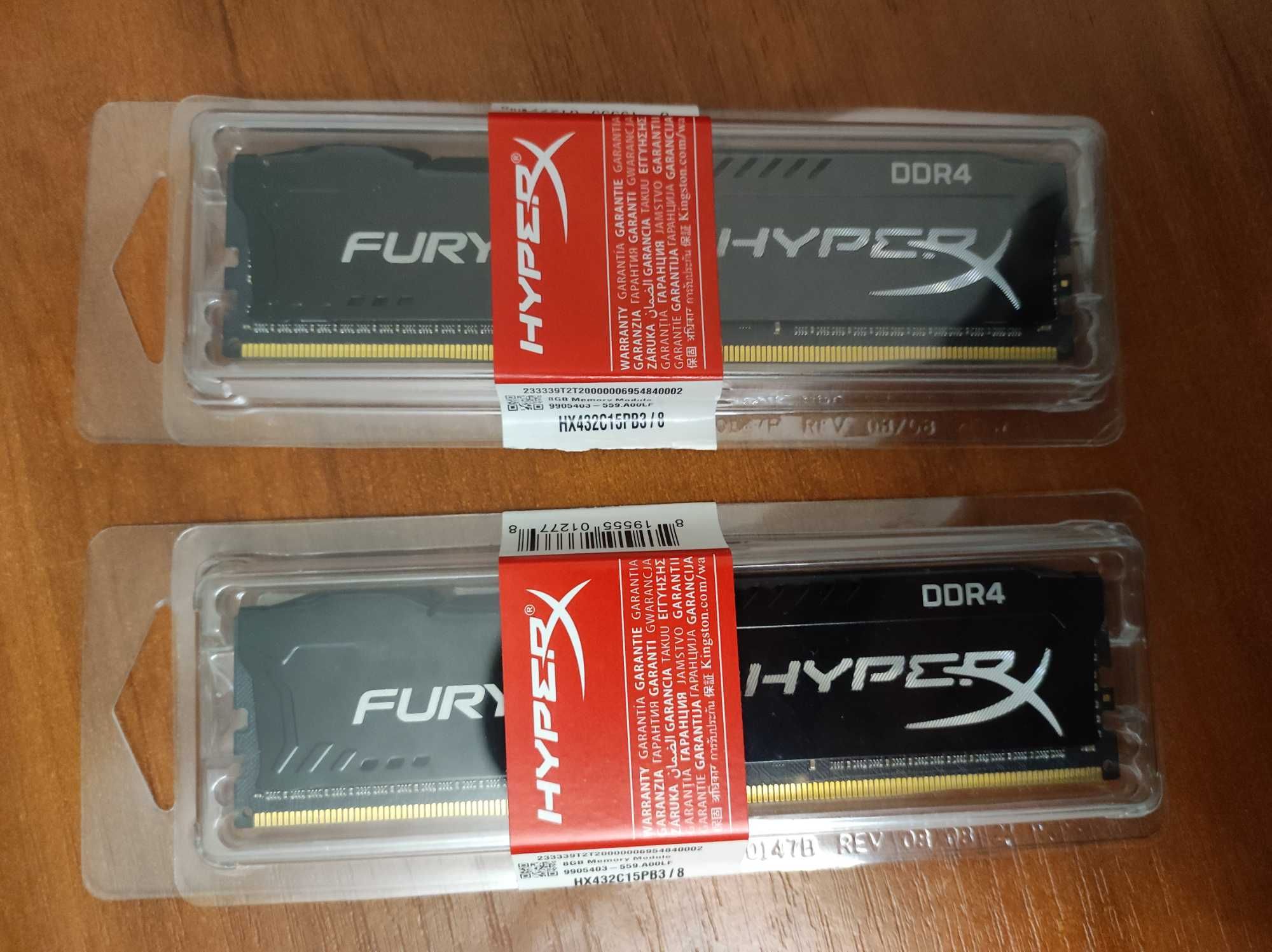 Оперативная память 8гб HyperX Fury DDR4 3200