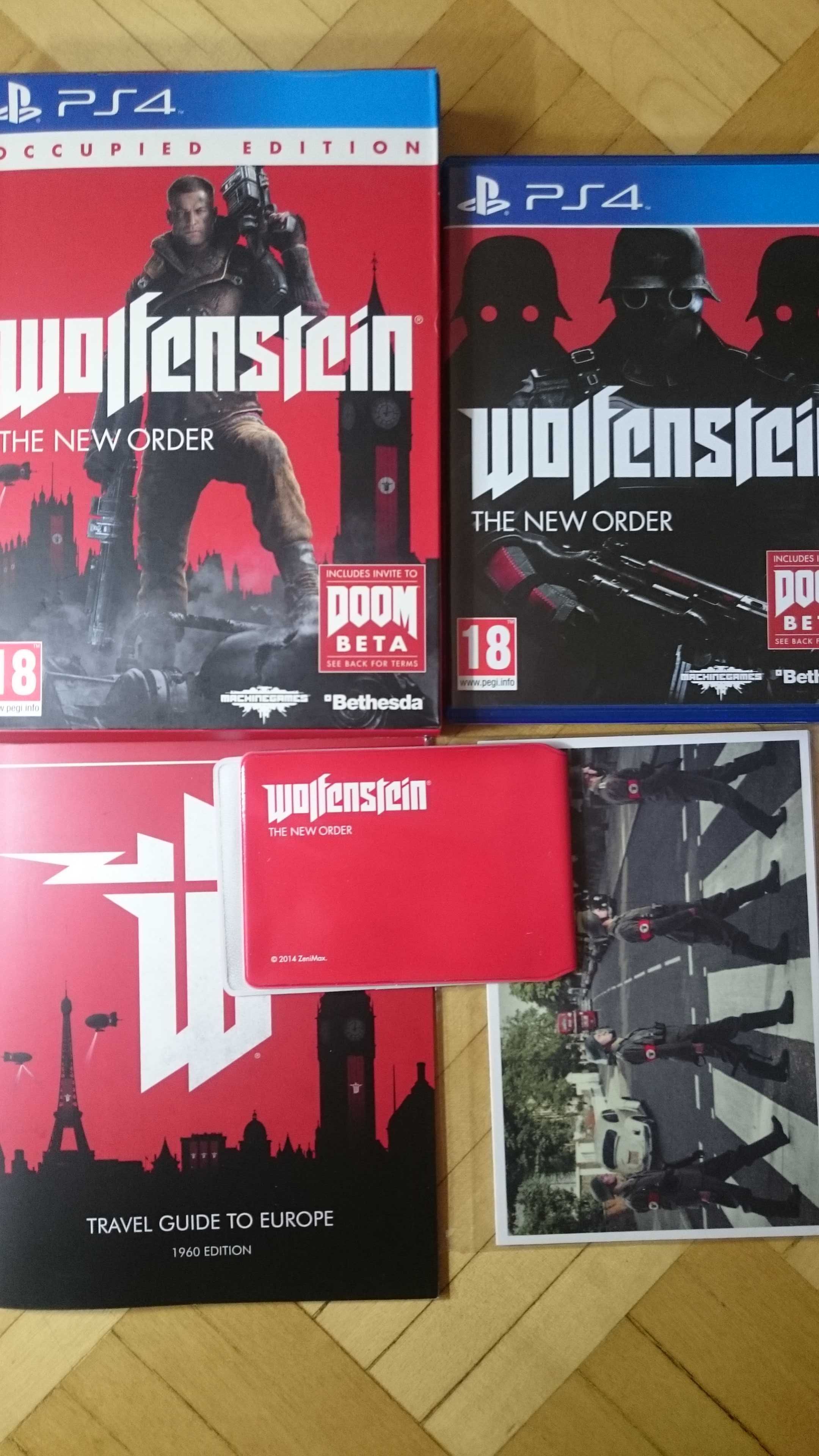Wolfenstein The New Order Occupied ed. ps4 playstation 4 Call of duty