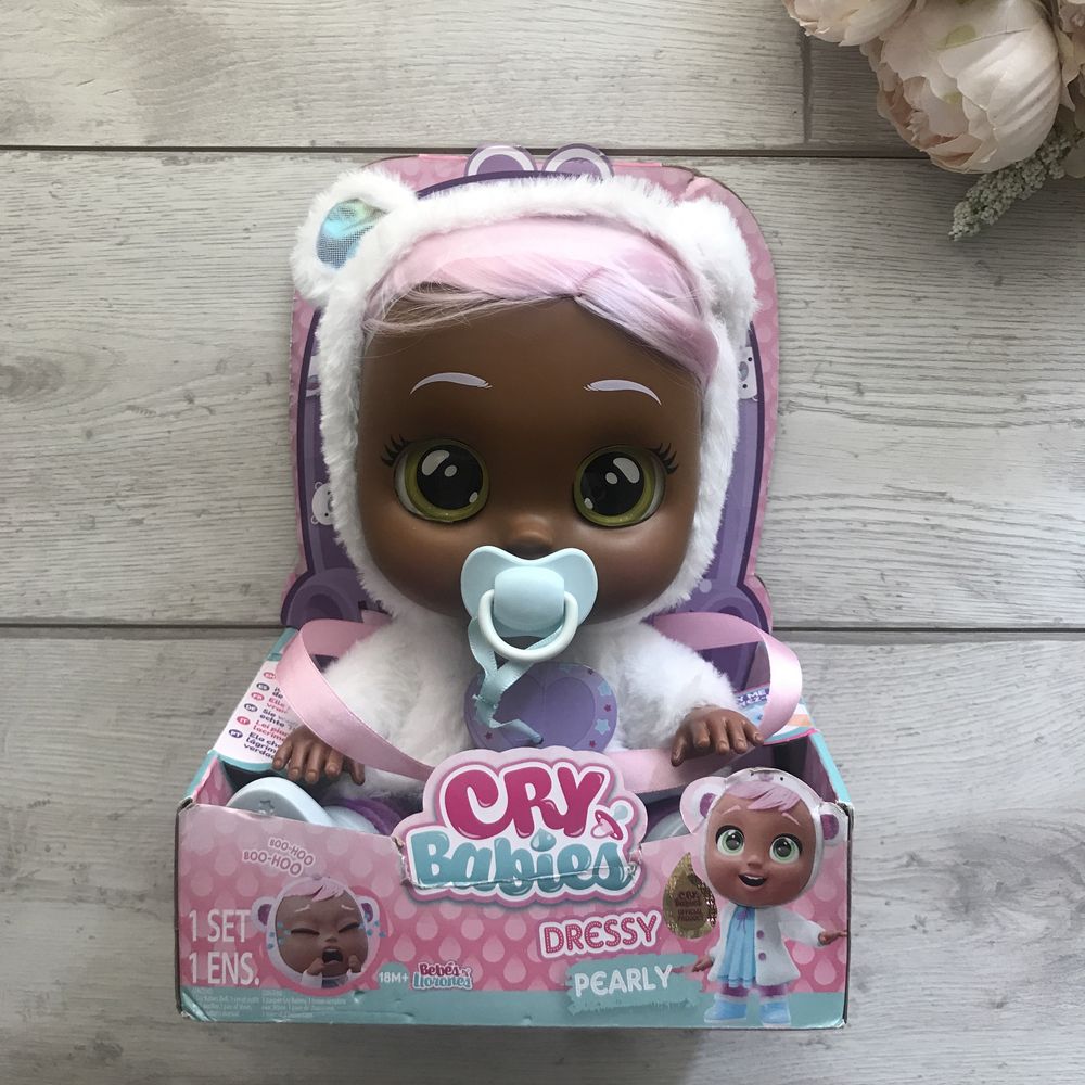 Лялька край бейбі кукла плакса Cry Bables Dressy Pearli оригінал з США