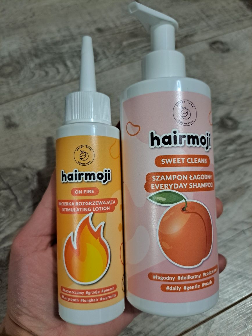 Zestaw do włosów Hairmoji szampon I wcierka