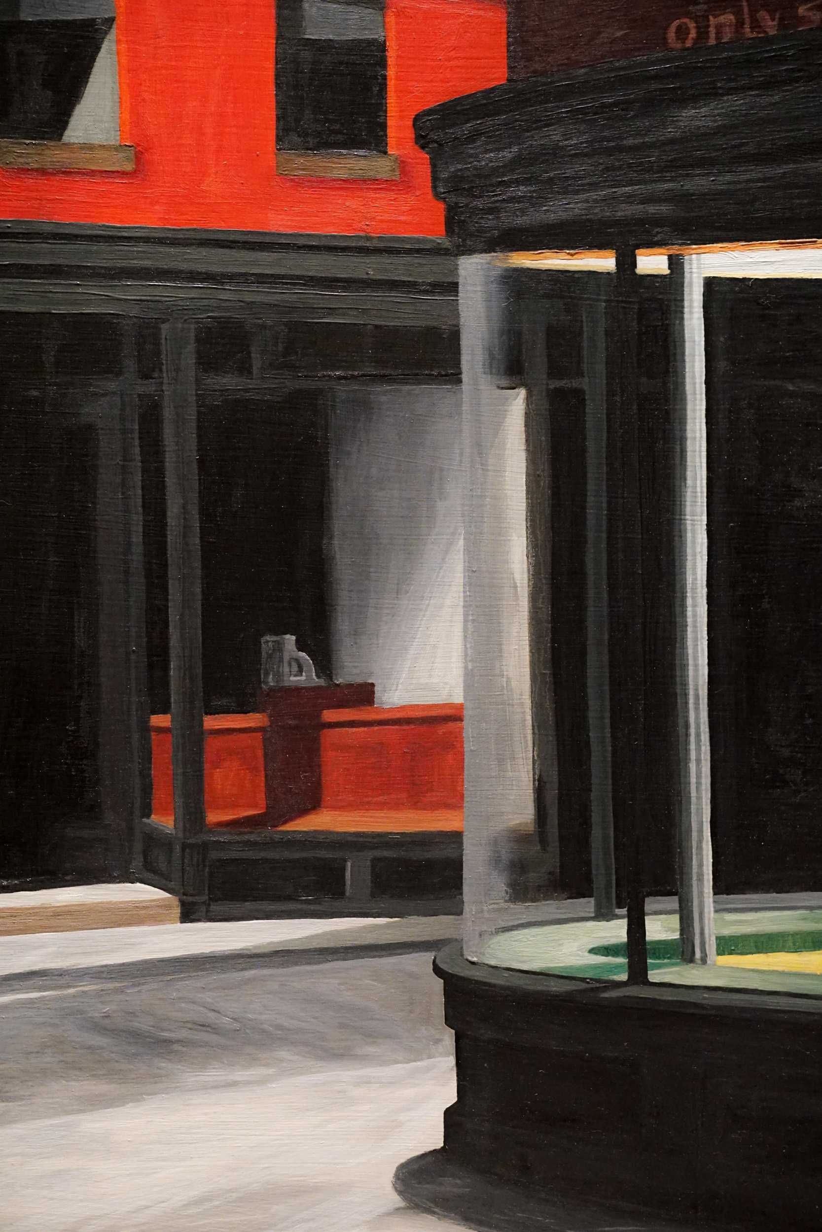 Reprodukcja obrazu Edwarda Hoppera "Nocne marki" 143x87cm