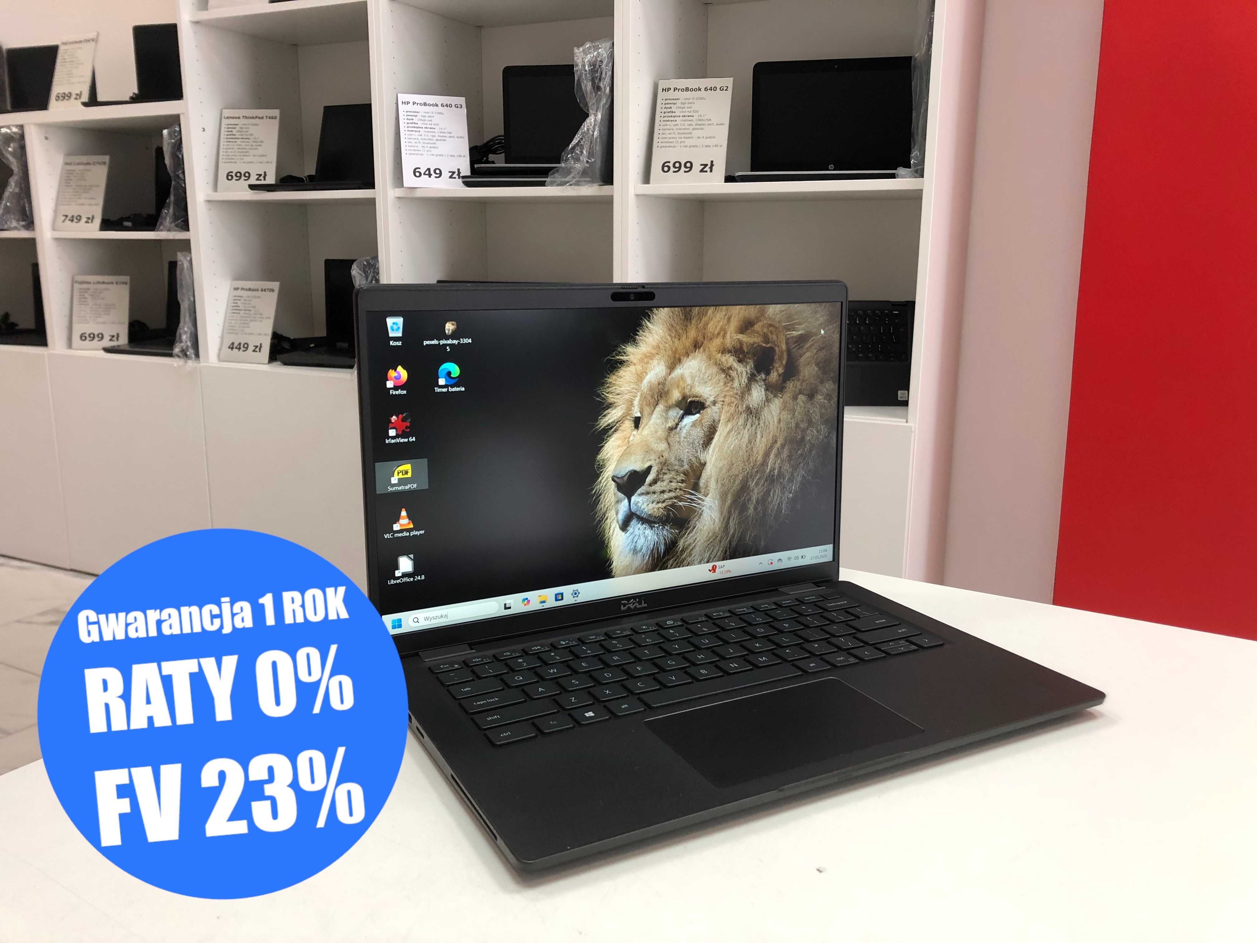 Świetny Dell Latitude 7410 i5-10gen 16GB 256SSD IPS Full HD Klasa A