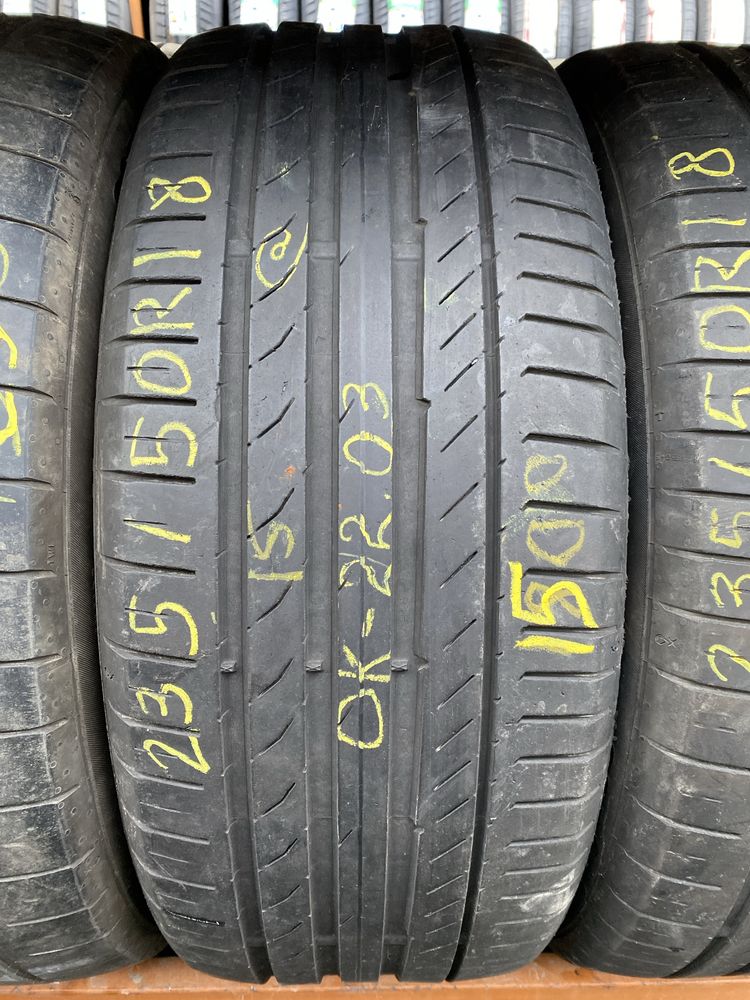 Літні вживані шини 235/50R18	Continental ContiSportContact 5