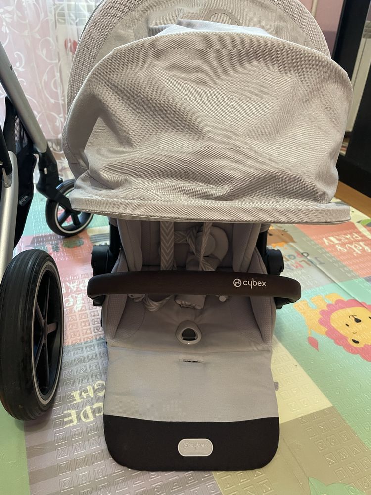 Коляска 2 в 1 Cybex Balios S lux 2023 Stone grey