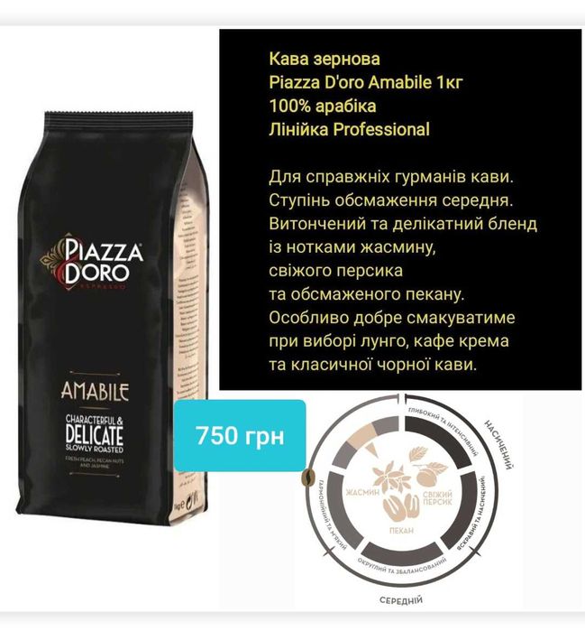 Ich empfehle es, sehr leckerer Kaffee L'or / Кава зернова Льор