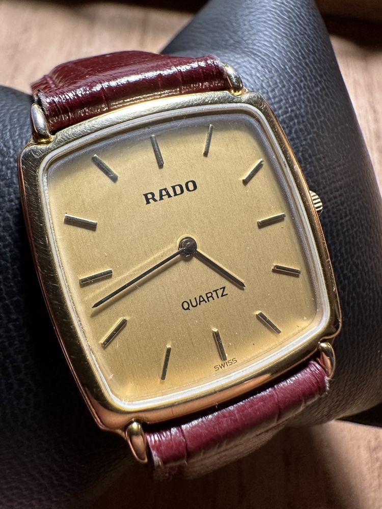 Zegarek RADO Vintage Kwarcowy Złoty