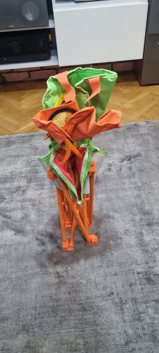 Krzesełko dziecięce turystyczne, plażowe - składane