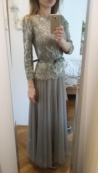 WESELE koronkowa sukienka wieczorowa butik NAVONA rozm. S/M