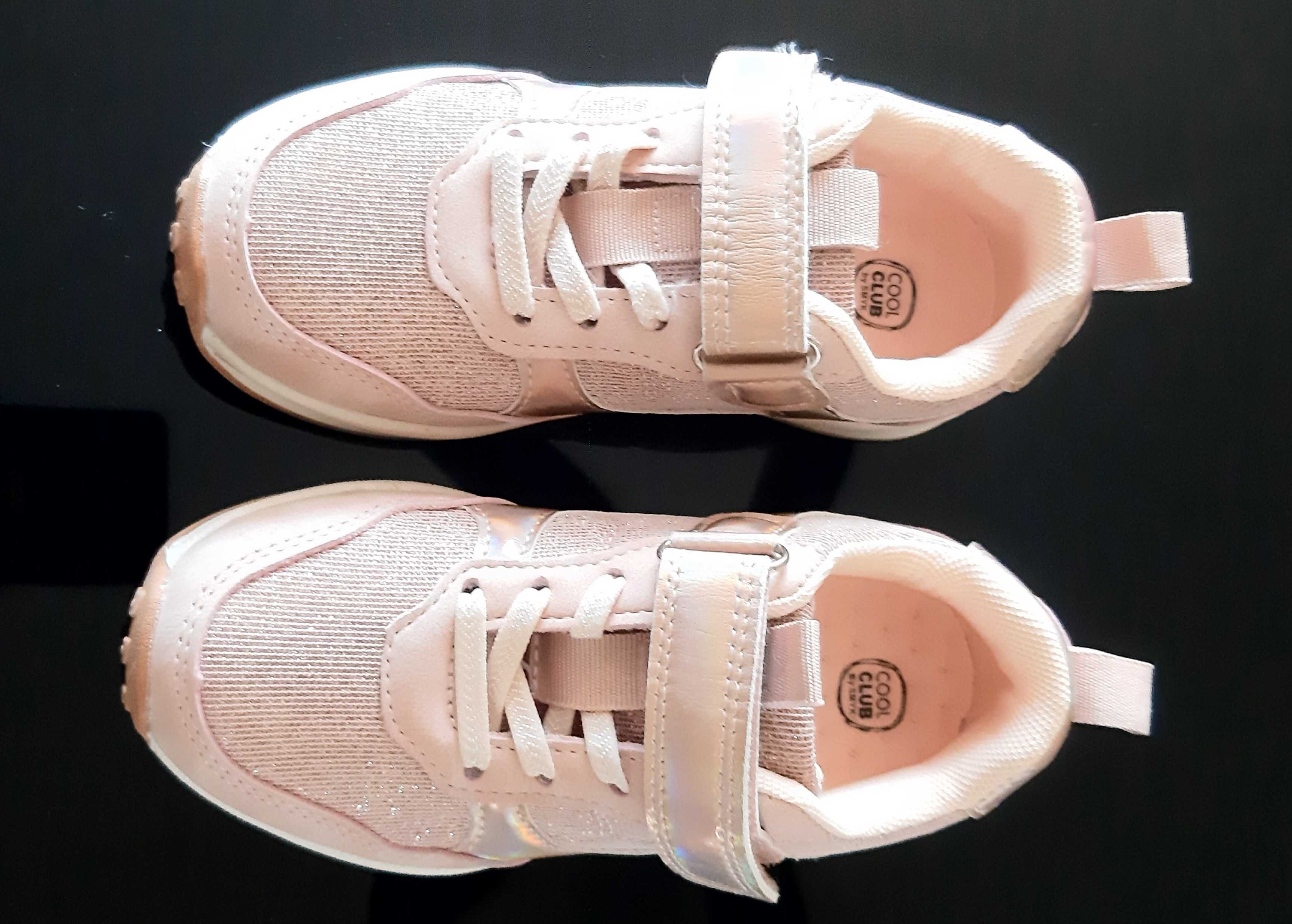 Buty adidasy sneakersy cool club smyk jak nowe r.28 brokat różowe