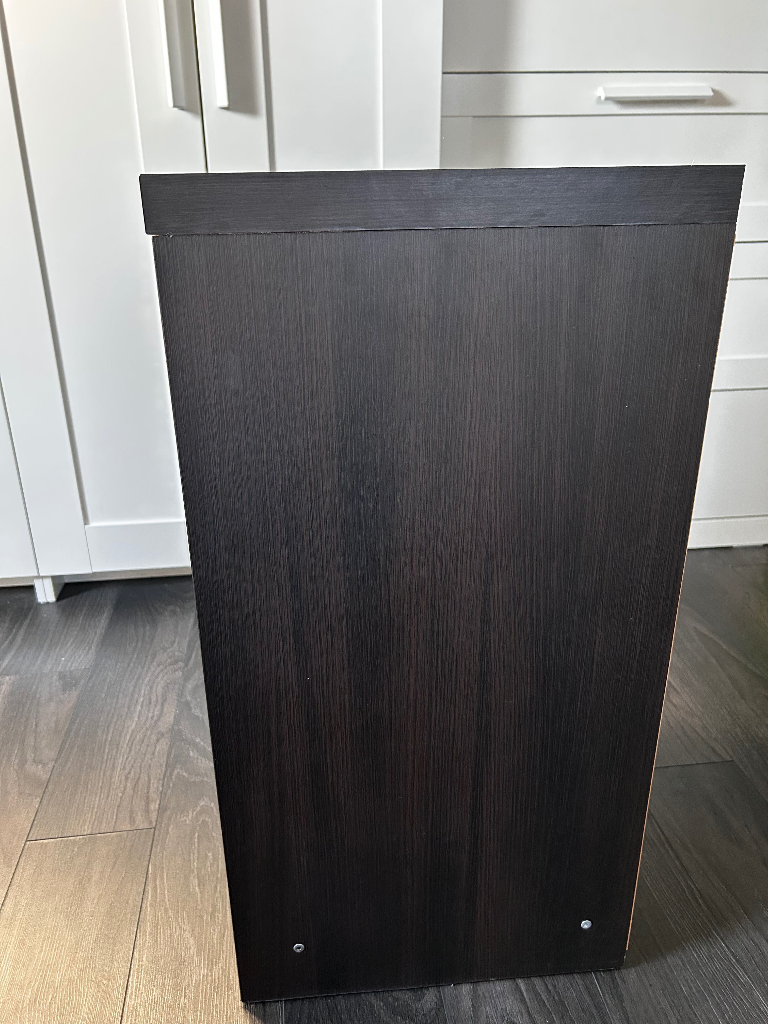 komoda Kaspian 49 cm z drzwiami i szufladą wenge
