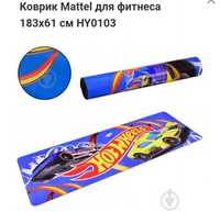 Детский каремат, спортивный коврик Mattel Hot Wheels 173×61