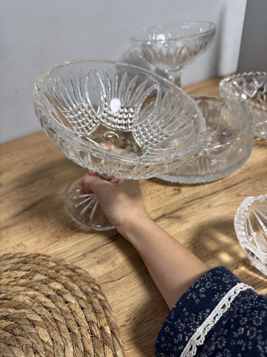 Хрусталь кришталь салатники цукерниці