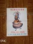 publicidade 1959 das festa das cruzes Barcelos