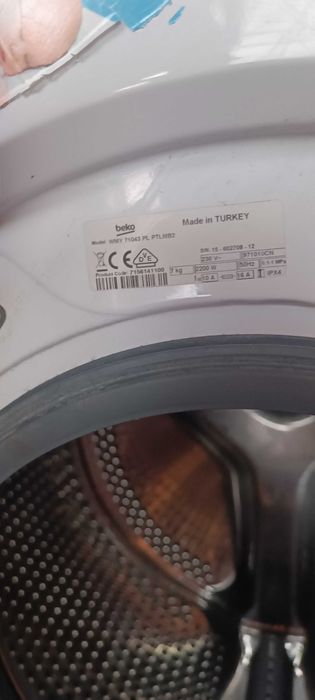 Pralka Beko używana uszkodzona elektronika