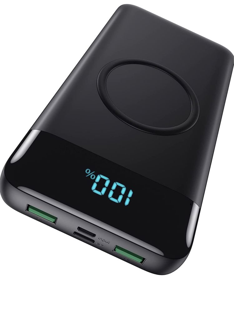 Павер банк Portable Charger 30,800mAh 15W Wireless Charging