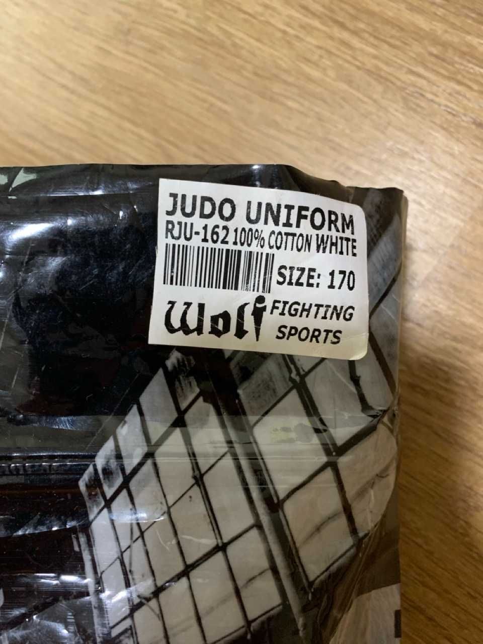 Кімоно wolf для judo дзюдо\ bjj бжж, на зріст 170-180