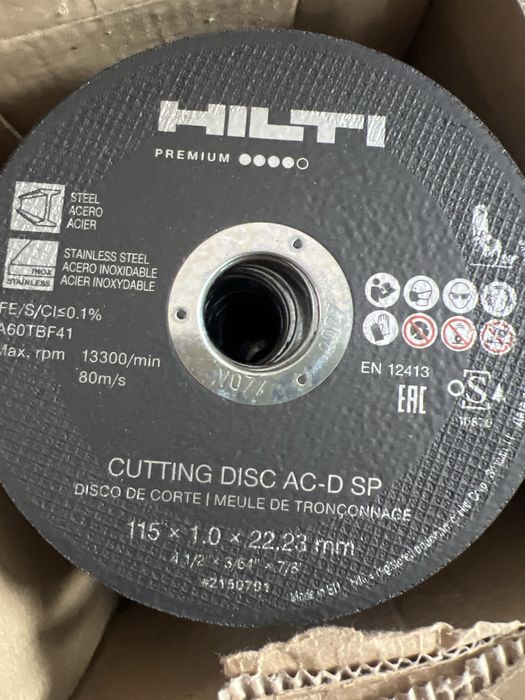 Tarcze do ciecia hilti 115 x 1